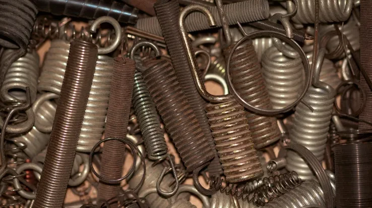 rusted garage door parts