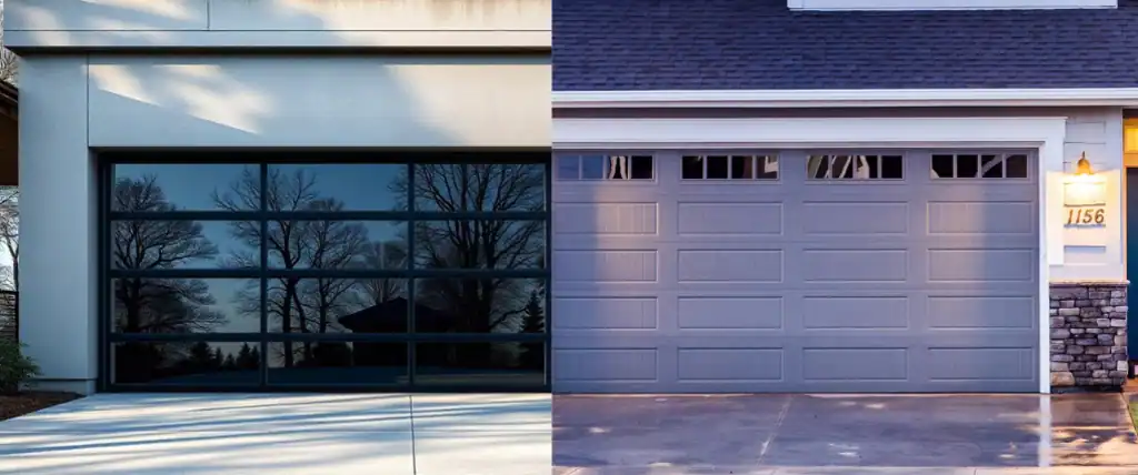 Glass Garage Doors vs. Traditional Materials