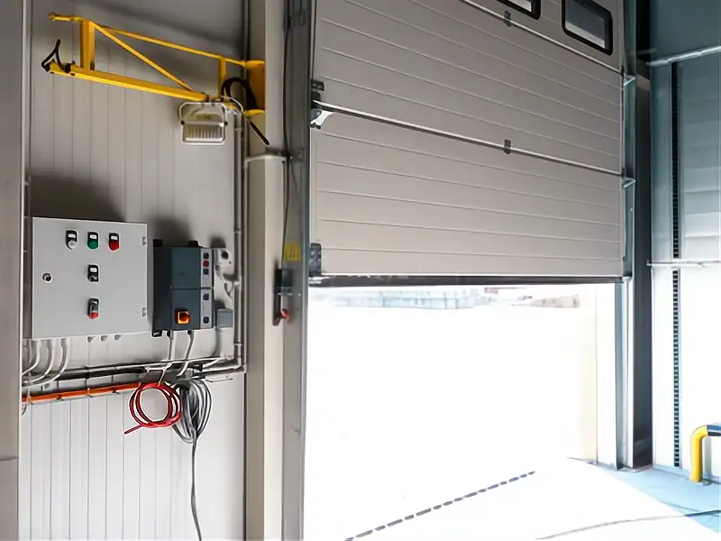 Control units for gates and loading bridges